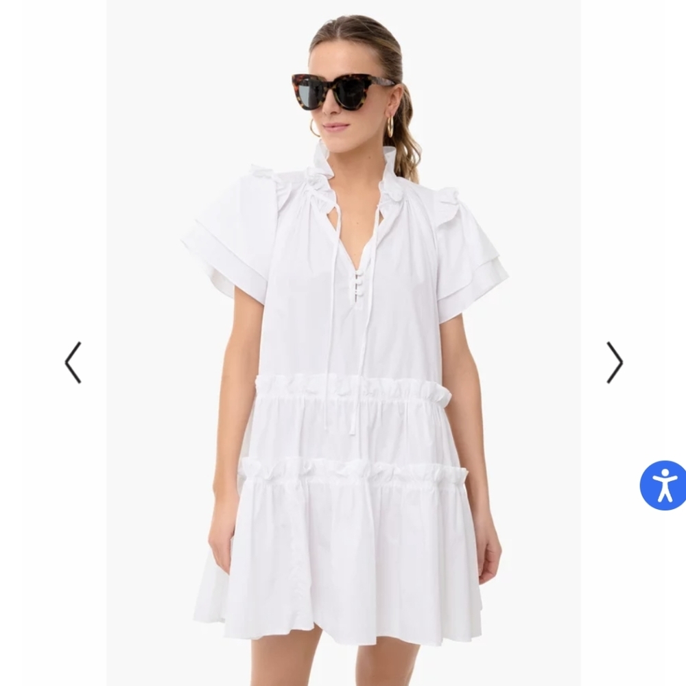 HUNTER BELL White Merritt Dress
